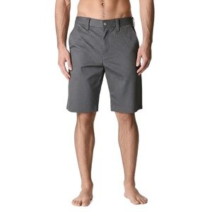 VOLCOM Shorts Mens Size 29 Grey Heather Chino Stretch Casual Modern